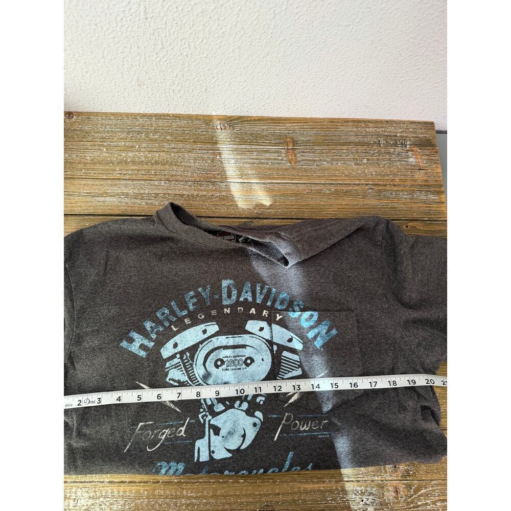 Harley Davidson T Shirt Cherokee North Carolina 2016 Biker Gray Mens L‎ - Picture 5 of 7